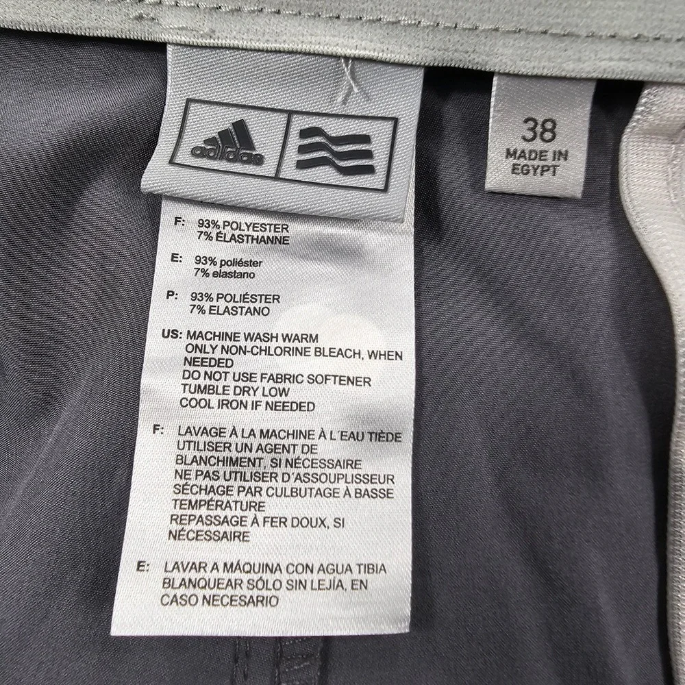 Adidas Ultimate365 Golf Shorts Mens 38 Grey Woven ADVS19R722 Performance